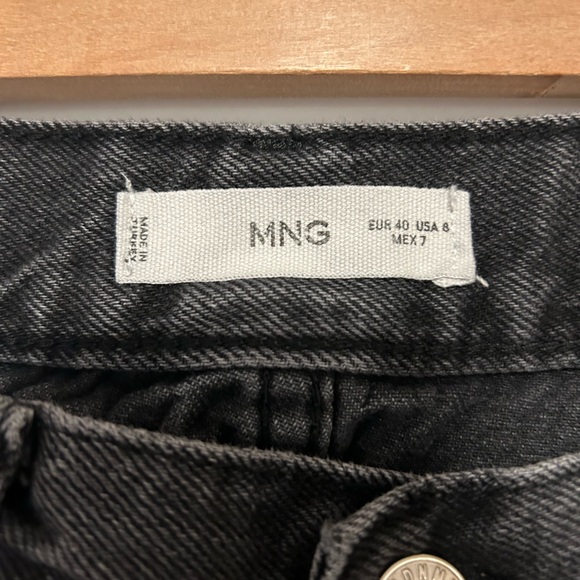 Mango Black Straight Leg Matilda Jeans - Picture 5 of 8